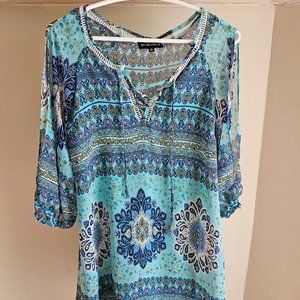 Bohemian Polyester Festival Dress